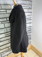 Load image into Gallery viewer, Gents Heavyweight Hunt Coat - Saddlemaster Black Frock Coat -Size 40- Wool &amp; Tattersall Check