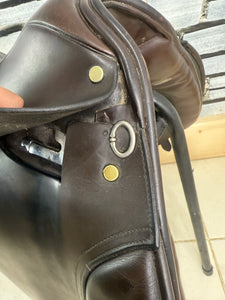 17 1/2” MW Ideal Working Hunter Saddle - Brown