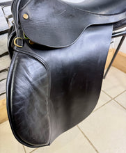 Load image into Gallery viewer, 16” Medium-MN Palaton English Leather Pony GP Saddle - Black