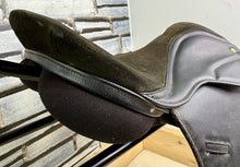 Load image into Gallery viewer, 16 1/2” Wide Eclipse Suede &amp; Synthetic GP Saddle - Black