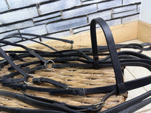 Load image into Gallery viewer, S/H Grackle Bridle, Rubber Reins &amp; Running Martingale - Full