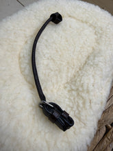 Load image into Gallery viewer, Rolled English Leather Lip Strap - Havana/Black - Standard or Large