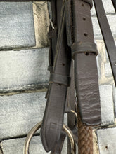 Load image into Gallery viewer, S/H English Complete Cheltenham Gag Hunting Bridle - Brown - Full