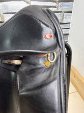 Load image into Gallery viewer, 17” MW Kes Suede Seat Dressage Saddle - Black