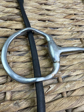 Load image into Gallery viewer, S/H 5 1/4” Cheltenham Running Gag Bit with English Leather Cheeks