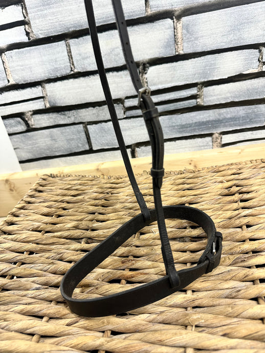 S/H English Cavesson Hunter Noseband - Brown - Pony
