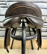 Load image into Gallery viewer, 17” Wide Barnsby Pony Club GP Saddle - Brown