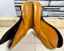 Load image into Gallery viewer, 15 1/2” Wide (Fit 32) Stubben Rex Pony GP/Jump Saddle - Brown