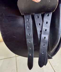 15” MW Ryder WH Pony Show Saddle - Black