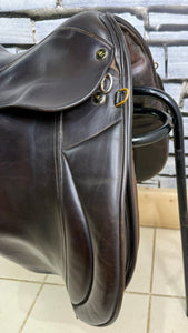 17” Medium Woodseaves WH Saddle - Brown