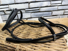 Load image into Gallery viewer, S/H Stubben Split Head Flash Competition Bridle - Black - Full