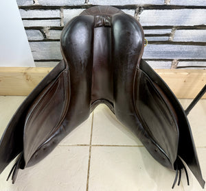 17” Wide-XW Ideal Apex H&C Cob GP Saddle - Brown