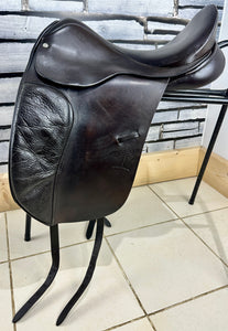 17 1/2” MW Spalding Eclipse Dressage Saddle - Brown
