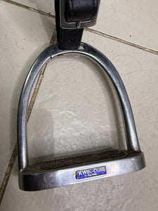 17 1/2” Wide Orthoflex Panel Saddle - Black