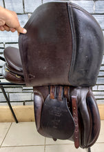 Load image into Gallery viewer, 17” Wide Jeffries Falcon Hawk Event GP Saddle - Brown