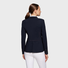 Load image into Gallery viewer, Samsheild Victorine Ladies Size 38 Competition Jacket - Anthracite Grey UK 10