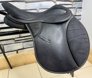 15” XW Thorowgood Pony Club GP Saddle - Black