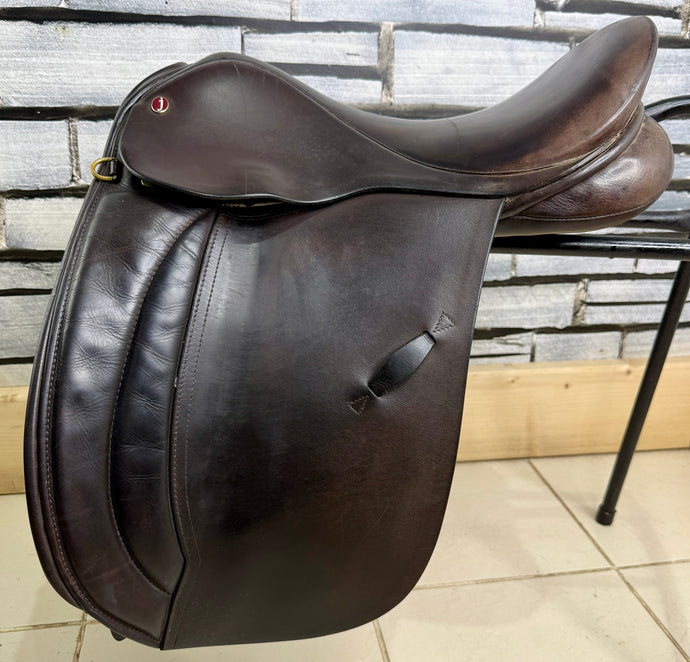 17” XW Jeffries Stamford WH Saddle - Brown