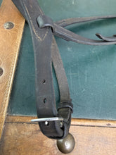 Load image into Gallery viewer, Jeffries Flash Noseband - Brown - Cob - Traditional English Leather