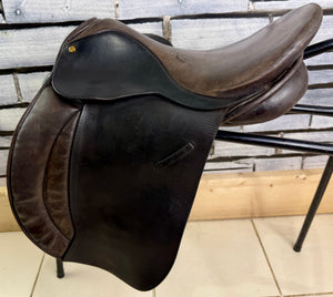 16” Medium Barrie Swain English Pony GP Saddle - Black
