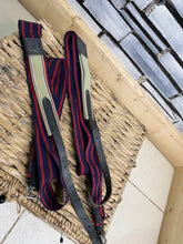 Load image into Gallery viewer, Job lot - 2 x Racing Overgirths - 78” - Elastic Insert - Red/Blue - Leather End