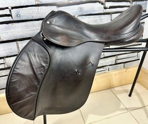 17” Medium Ideal International Event Saddle - Brown