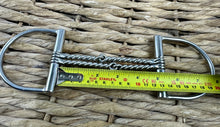Load image into Gallery viewer, 5” Double Twisted Wire ‘W’ Mouth Dee Snaffle Bit