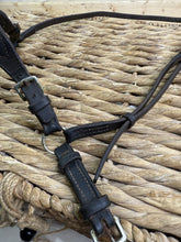 Load image into Gallery viewer, S/H English Adjustable Drop Noseband - Brown - Cob