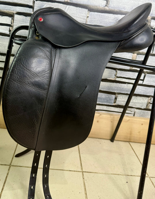 17” Medium Albion Style Dressage Saddle - Black