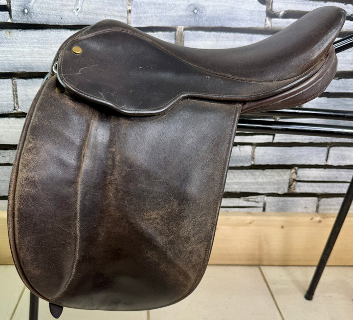 15 1/2” Wide-XW Sturgess English WH Pony  Show Saddle - Brown