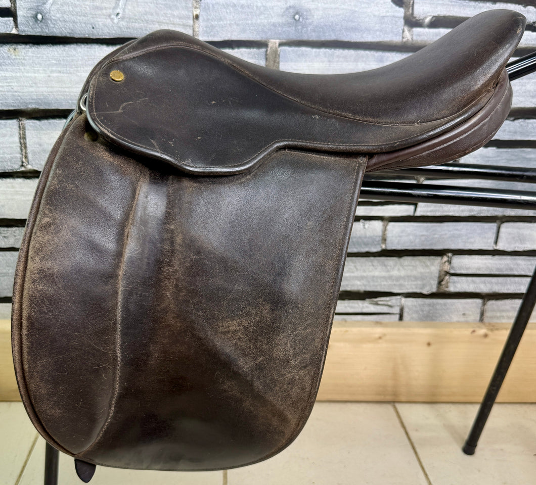 15 1/2” Wide-XW Sturgess English WH Pony  Show Saddle - Brown