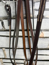 Load image into Gallery viewer, Jeffries? Complete Double Bridle - Brown - TB/Hack/RoR - Cob Size