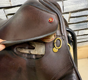 17” Medium Kings Saddley VSD Saddle - Brown