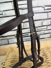 Load image into Gallery viewer, S/H English Hunter Bridle - Brown - Full
