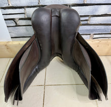 Load image into Gallery viewer, 17” XW Jeffries Stamford WH Saddle - Brown