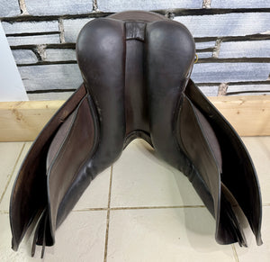 17” XW Jeffries Stamford WH Saddle - Brown