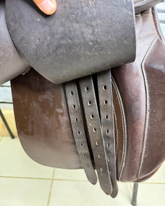 17” Medium Farrington/Crewe Saddlery GP Saddle - Brown