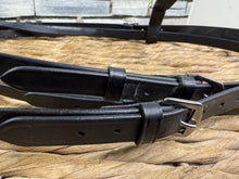 Load image into Gallery viewer, S/H Plain, Flat Hunter Snaffle Bridle - Black - Full