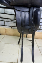 Load image into Gallery viewer, 18” Medium Albion SLK II Adjusta LH Dressage Saddle - Black