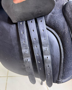 17 1/2” Medium/Changeable Gullet Bates Caprilli GP Saddle - Black
