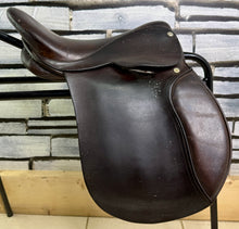 Load image into Gallery viewer, 14” Wide English Pony Saddle - Brown