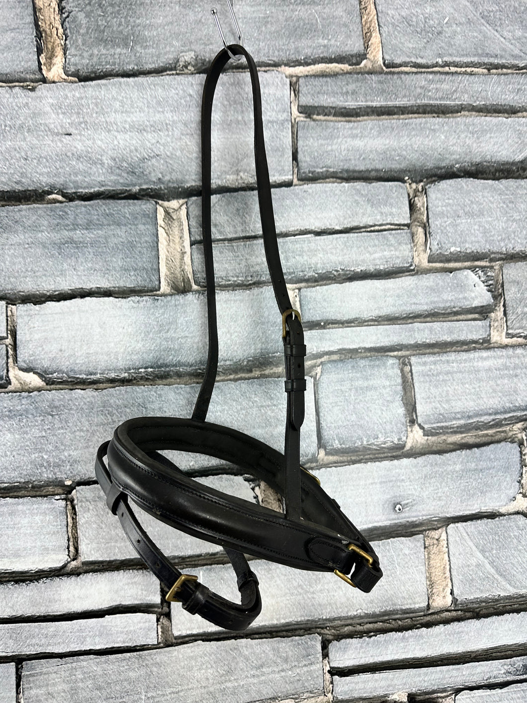 S/H Kate Negus Chunky Padded Crank Flash Noseband - Cob