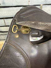Load image into Gallery viewer, 14 1/2” Wide Changeable Gullet Wintec Pony GP Saddle -Brown- Flocked