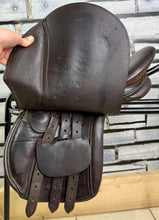 Load image into Gallery viewer, 14” Wide English Pony Saddle - Brown