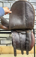 Load image into Gallery viewer, 15” Wide Champion English Pony WH/Show Saddle - Brown