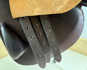 17” MW Amerigo Vega Jump Saddle - Brown