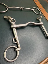 Load image into Gallery viewer, 4 1/2” Harvey Double Bit Set - Sliding Weymouth &amp; Narrow Mouth Bridoon- Showing
