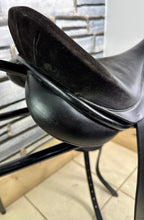 Load image into Gallery viewer, 17” MW Kes Suede Seat Dressage Saddle - Black