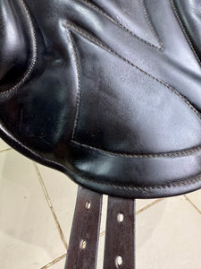 17 1/2” MW Ideal Impala Monoflap Jump/XC Saddle - Brown