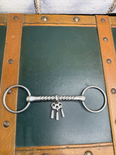 Load image into Gallery viewer, 5 1/2” Breaking Bit with Keys - Loose Ring - Stainless Steel - Reversible
